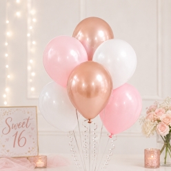 Rose Gold, Pink & White 12